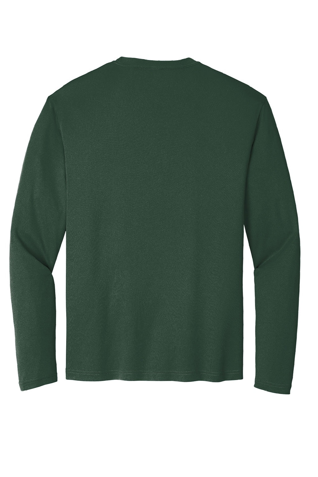 Sport-Tek Mens Competitor Moisture Wicking Long Sleeve Crewneck T-Shirt - Forest Green