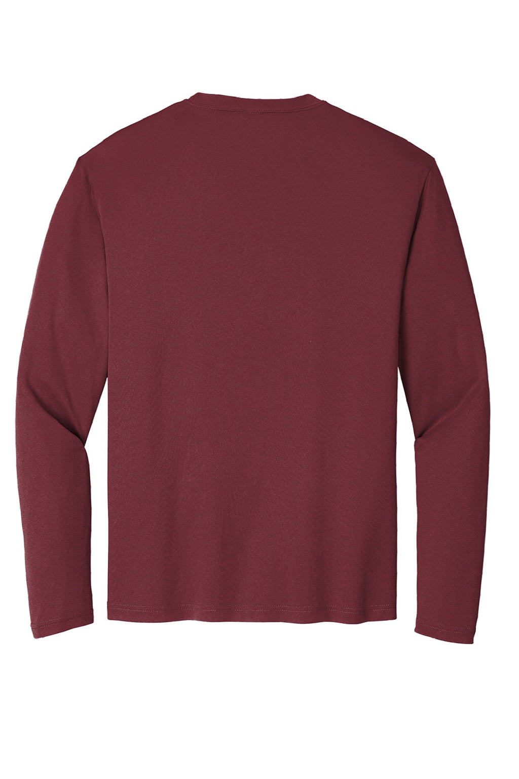 Sport-Tek Mens Competitor Moisture Wicking Long Sleeve Crewneck T-Shirt - Maroon