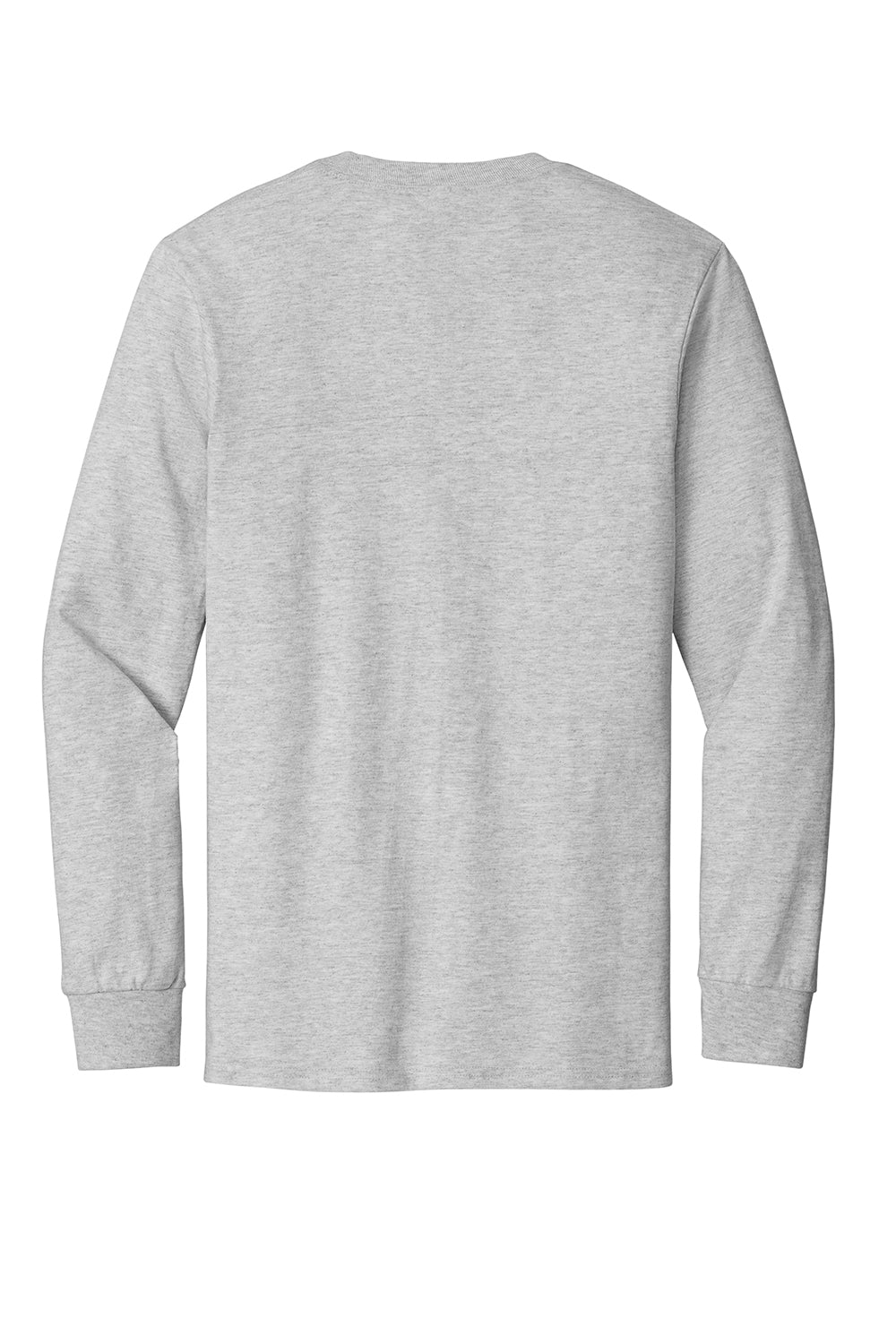 Mens Essential Long Sleeve Crewneck T-Shirt - Ash Grey