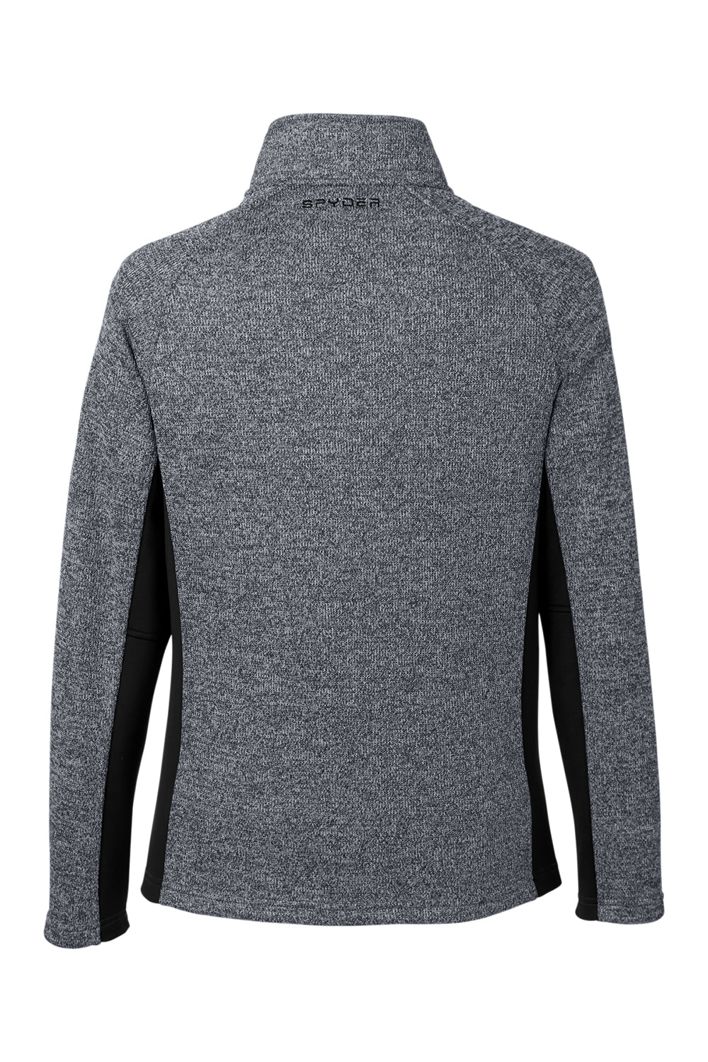 Spyder Mens Constant 1/4 Zip Sweater - Heather Black