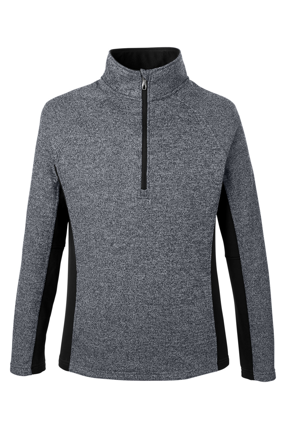 Spyder Mens Constant 1/4 Zip Sweater - Heather Black
