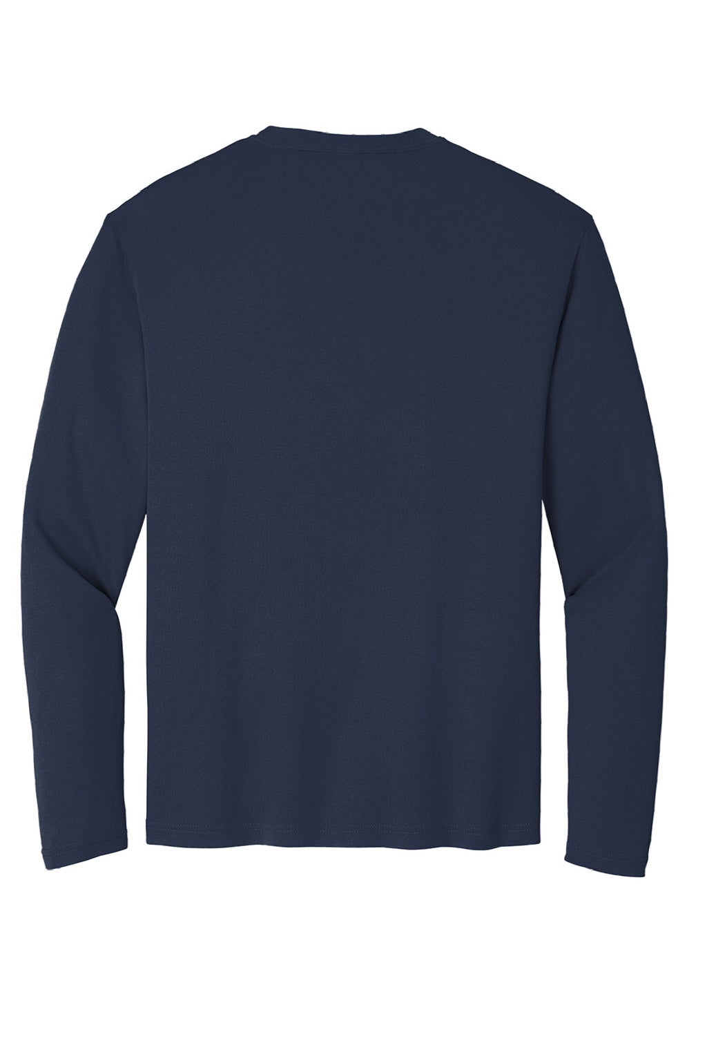 Sport-Tek Mens Competitor Moisture Wicking Long Sleeve Crewneck T-Shirt - True Navy Blue
