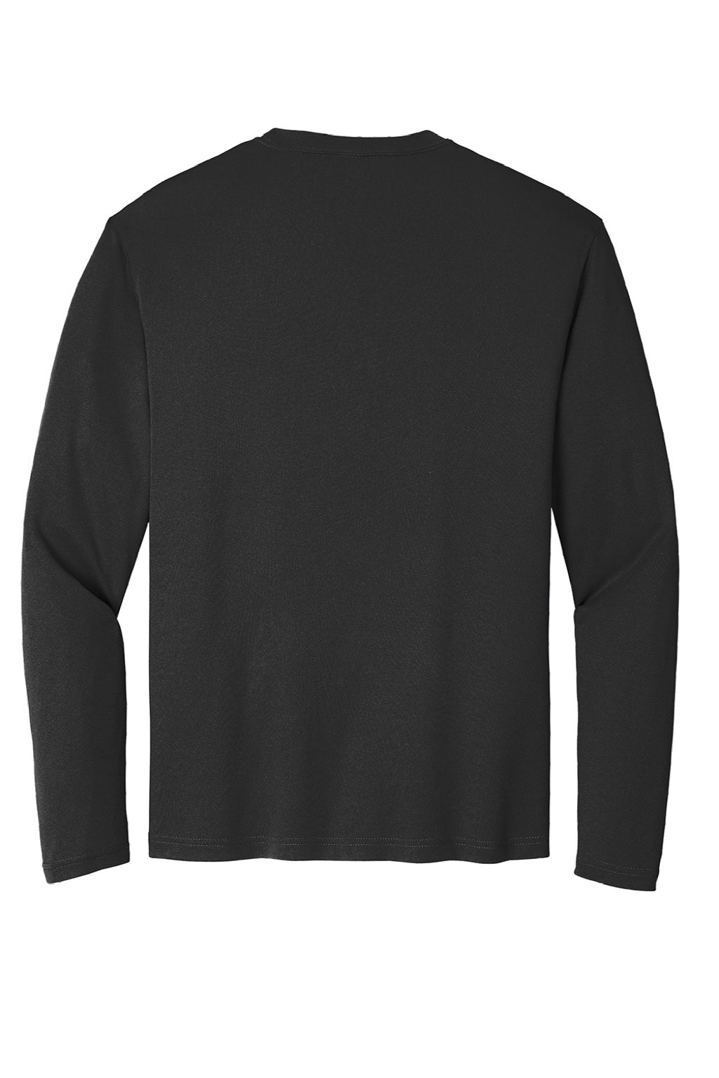 Sport-Tek Mens Competitor Moisture Wicking Long Sleeve Crewneck T-Shirt - Black