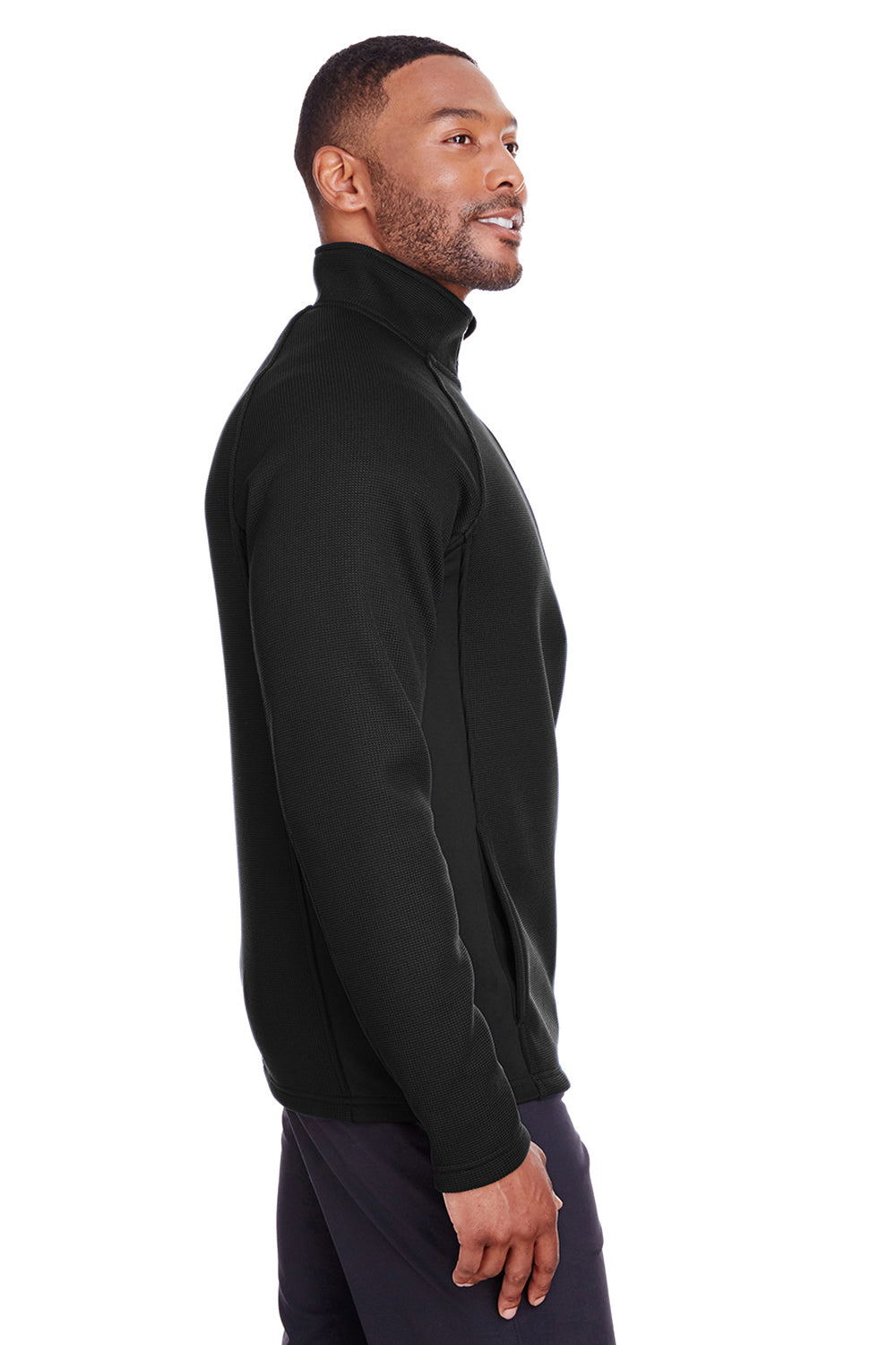 Spyder Mens Constant 1/4 Zip Sweater - Black